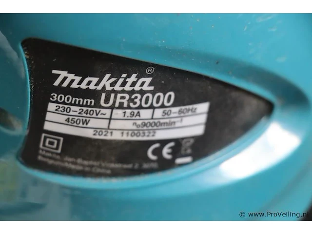 Makita elektrische trimmer type ur3000 - afbeelding 3 van  6