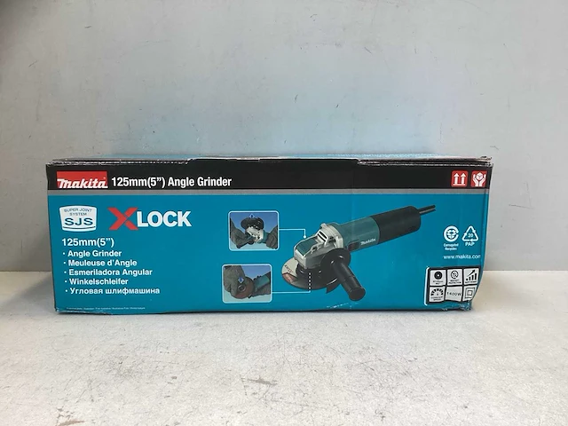Makita ga5080rx02 - haakse slijper - 125mm - afbeelding 2 van  6