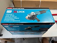 Makita ga5080rx02 x-lock haakse slijper - 125mm - 1400w - afbeelding 2 van  3
