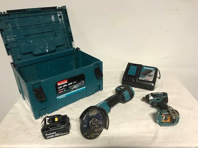 Makita gereedschapset. slagschroevendraaier slijptol - afbeelding 1 van  5