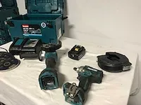Makita gereedschapset slijptol en slagmoersleutel - afbeelding 2 van  7