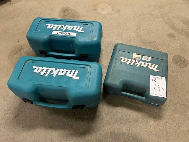 Makita gereedschapskoffer (3x) - afbeelding 1 van  2