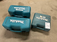 Makita gereedschapskoffer (3x) - afbeelding 1 van  2