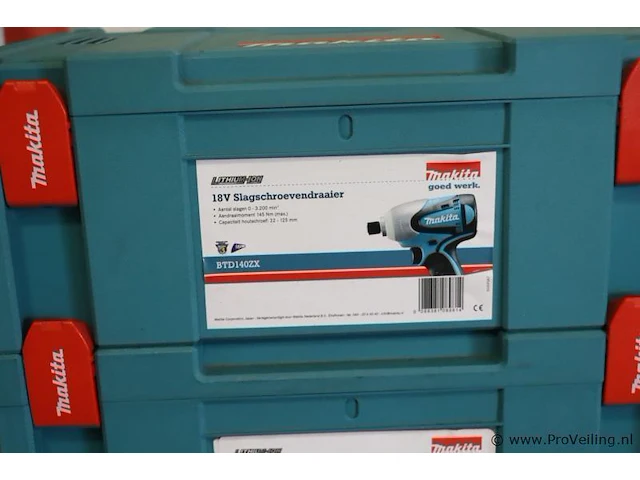 Makita gereedschapskoffer (leeg) - afbeelding 2 van  4