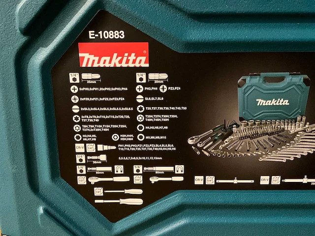 Makita gevulde gereedschapskoffer - afbeelding 7 van  8