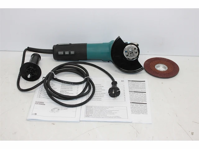 Makita haakse slijper 125 mm 1400 w0380 - afbeelding 5 van  5