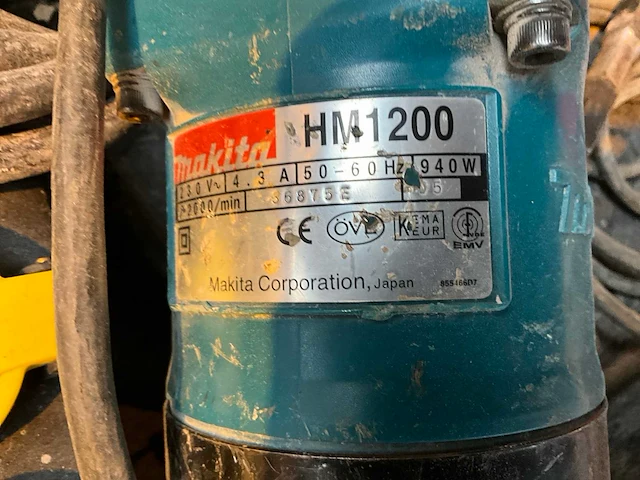 Makita hm1200 breekhamer - afbeelding 4 van  4