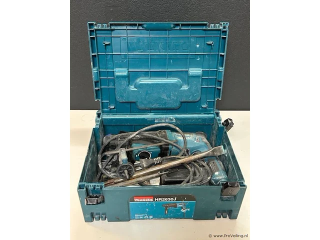 Makita hr2630j combihamer in kist - afbeelding 2 van  4