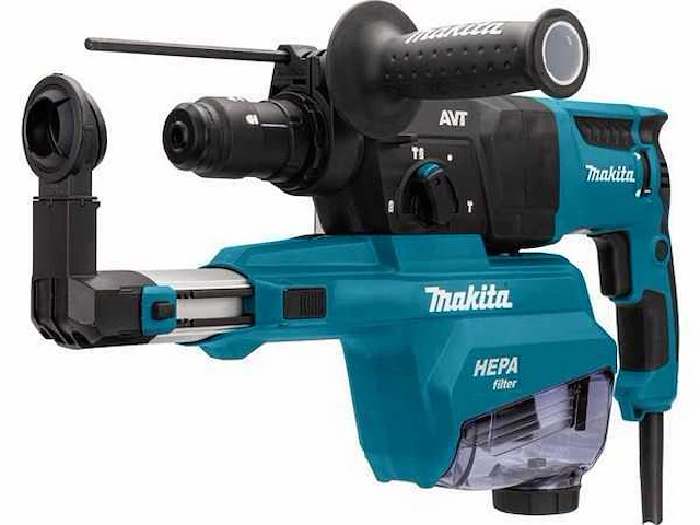 Makita hr2653tj combihamer met stofafzuigunit - afbeelding 4 van  4