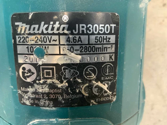 Makita jr3050t reciprozaag - afbeelding 3 van  5