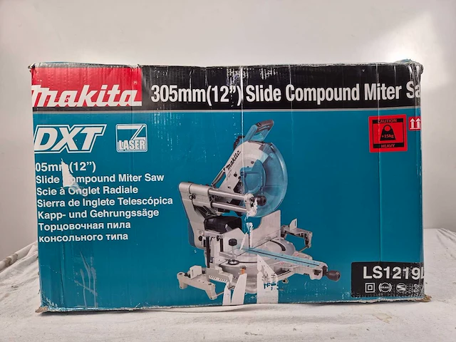 Makita ls1219l afkortzaag met laser - 1800w - 305 x 30mm - afbeelding 2 van  3