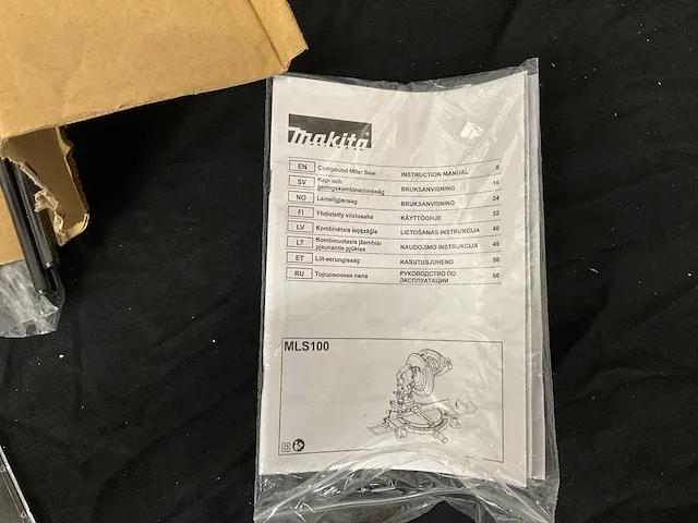 Makita mls100n afkortcirkelzaagmachine - afbeelding 13 van  13
