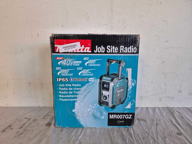 Makita mr007gz bouwradio fm dab/dab+ bluetooth - afbeelding 2 van  2