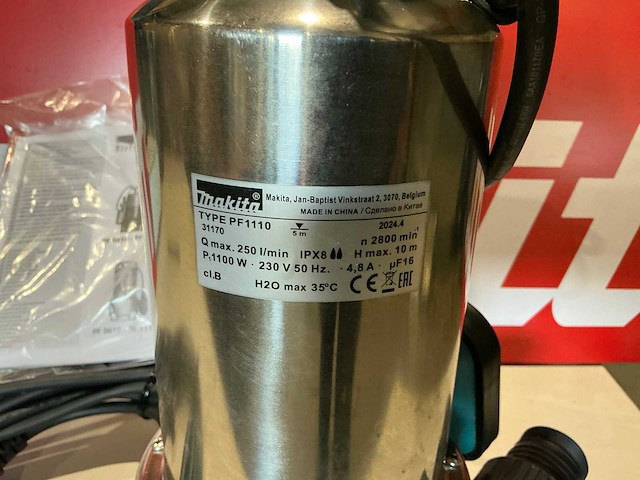 Makita pf1110 waterpomp - afbeelding 7 van  7