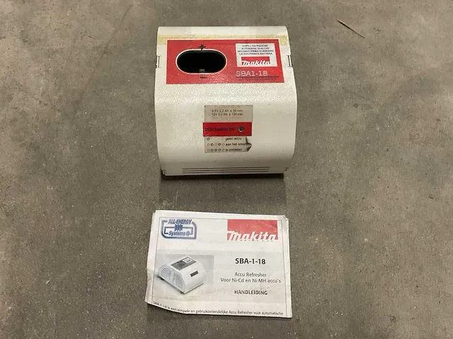 Makita sba1-18 accu ontlaad apparaat - afbeelding 1 van  2