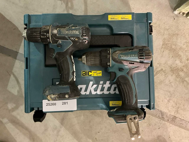 Makita schroefboormachine (3x) - afbeelding 1 van  5