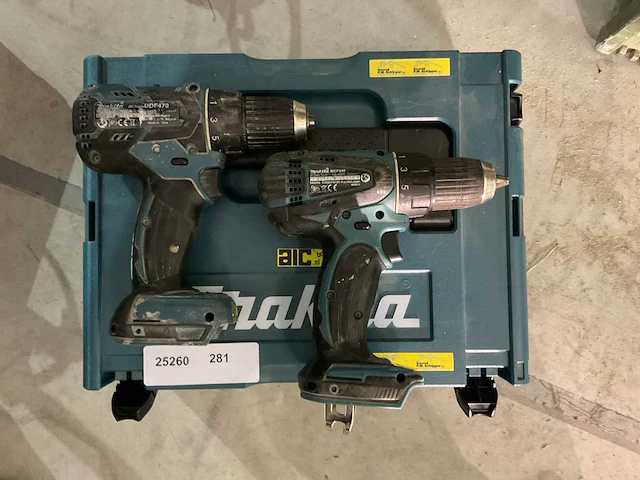 Makita schroefboormachine (3x) - afbeelding 2 van  5