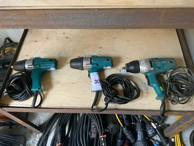 Makita slagmoersleutel (3x) - afbeelding 1 van  4