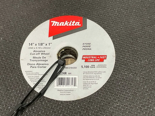 Makita slijpschijven 350 mm (8x) - afbeelding 3 van  5