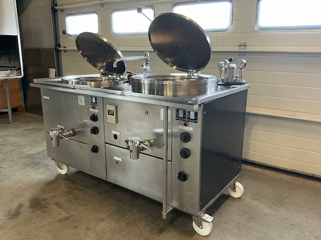 Malag kook ketel 2 x 60 l keuken - afbeelding 1 van  18