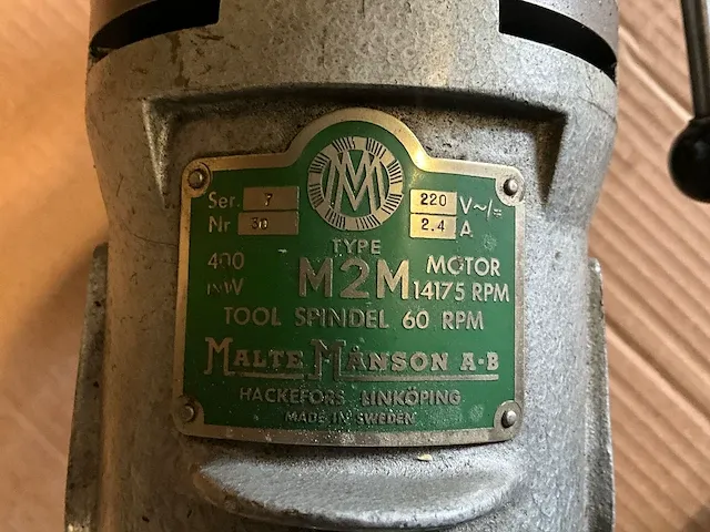 Malte manson m2m klepzitting freesmachine - afbeelding 2 van  11