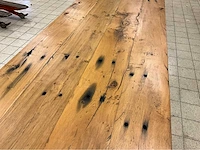 Mammoettafels eikenhouten restauranttafel - afbeelding 4 van  13