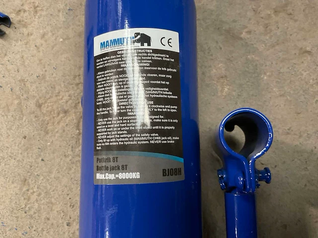 Mammuth bj08h bottle jack - afbeelding 3 van  3
