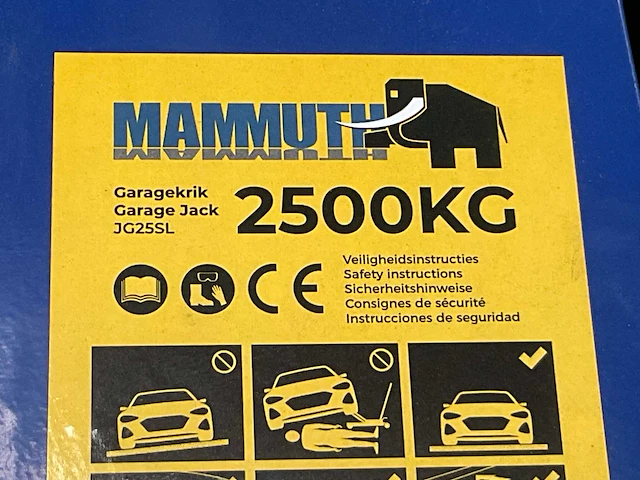 Mammuth jg25sl garagekrik - afbeelding 4 van  4