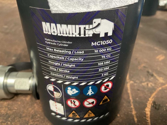 Mammuth mc1050 hydraulische cylinder - afbeelding 3 van  3