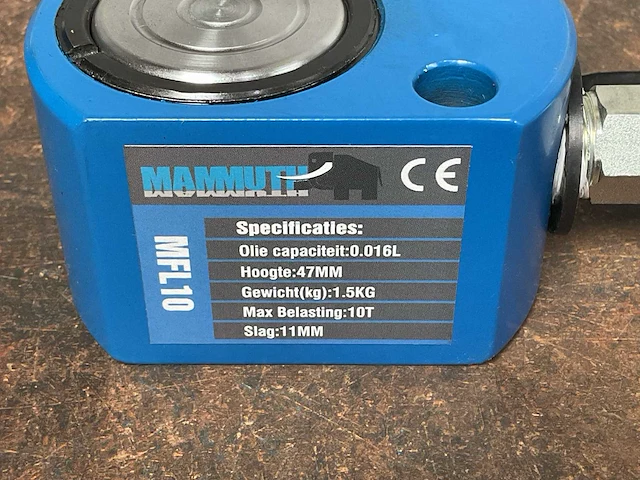 Mammuth mfl10 hydraulische cylinder - afbeelding 3 van  3
