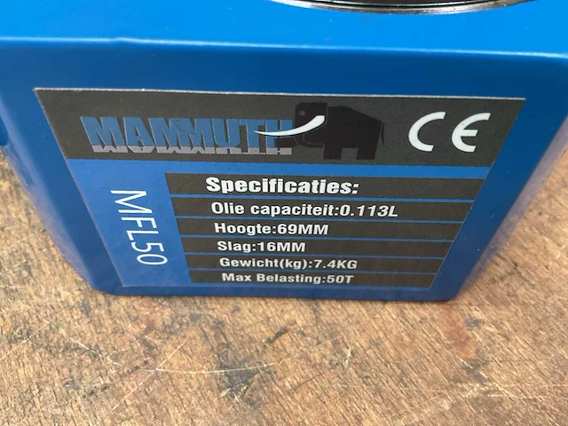 Mammuth mfl50 hydraulische cilinder - afbeelding 3 van  3