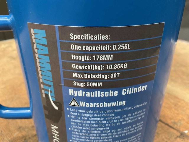 Mammuth mhc3050 hydraulische cilinder - afbeelding 3 van  3