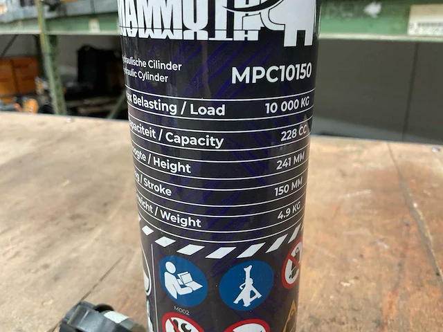 Mammuth mpc10150 hydraulische cilinder - afbeelding 3 van  3