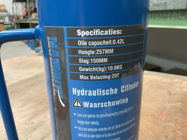 Mammuth mpc20150 hydraulische cilinder - afbeelding 3 van  3