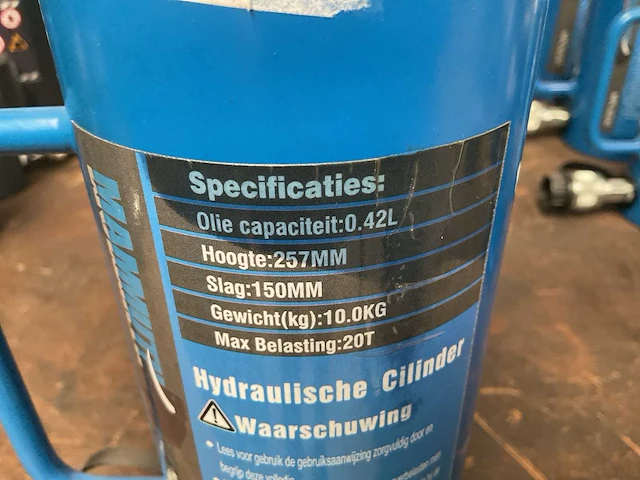 Mammuth mpc20150 hydraulische cylinder - afbeelding 3 van  3