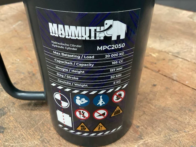 Mammuth mpc2050 hydraulische cilinder - afbeelding 3 van  3