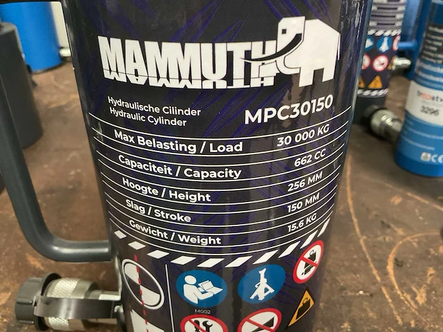 Mammuth mpc30150 hydraulische cylinder - afbeelding 3 van  3