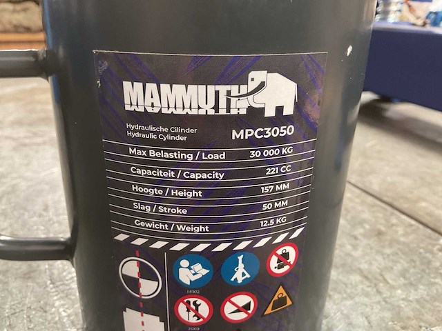 Mammuth mpc3050 hydraulische cilinder - afbeelding 3 van  3