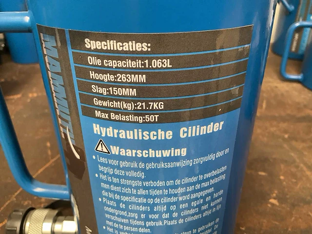 Mammuth mpc50150 hydraulische cylinder - afbeelding 3 van  3