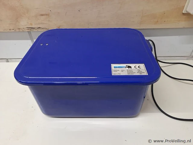 Mammuth pw03e ontvetterbak - afbeelding 1 van  3