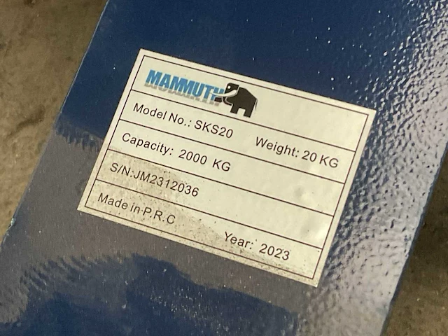 Mammuth sks20 cargo trolley - afbeelding 3 van  3