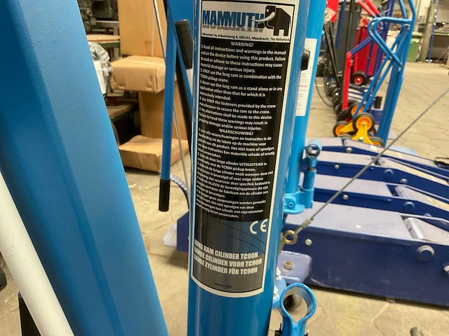 Mammuth tc90h werkplaatskraan - afbeelding 3 van  3