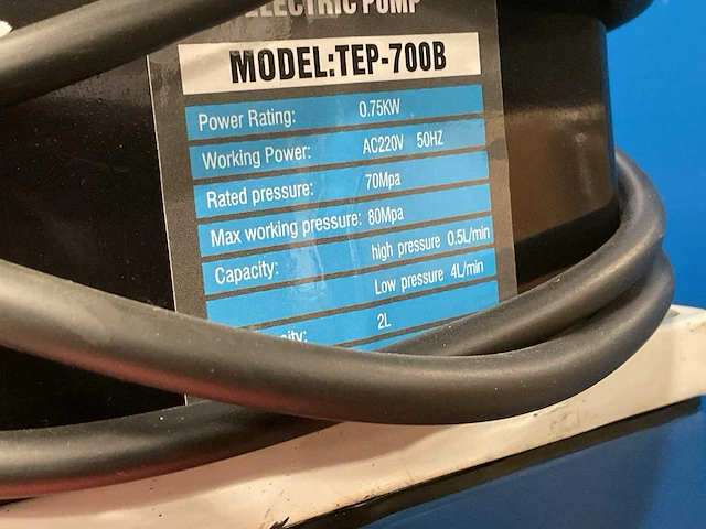 Mammuth tep-700b electric pump - afbeelding 4 van  4
