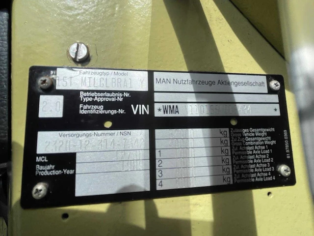 Man - kat a1 8x8 - vrachtwagen - afbeelding 31 van  36