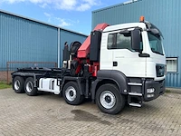 Man - tga 41.440 8x4 - hmf 60 tonmeter laadkraan - 20 ton afzetbaar haakarmsysteem - afbeelding 56 van  57