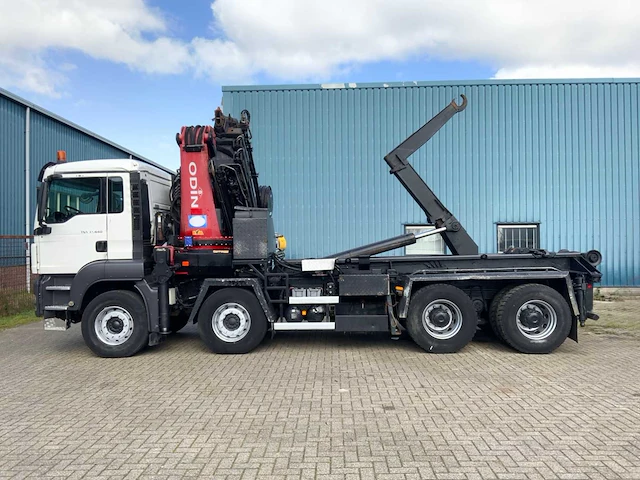 Man - tga 41.440 8x4 - hmf 60 tonmeter laadkraan - 20 ton afzetbaar haakarmsysteem - afbeelding 57 van  57