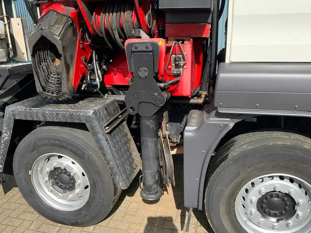 Man - tga 41.440 8x4 - hmf 60 tonmeter laadkraan - 20 ton afzetbaar haakarmsysteem - afbeelding 25 van  57