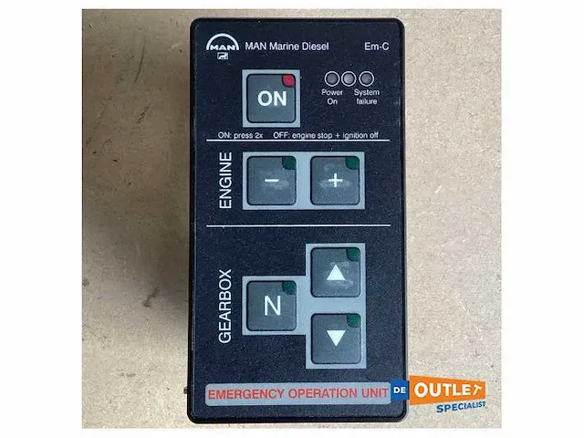 Man emergency engine control panel - 51.27720-7035 - afbeelding 1 van  2