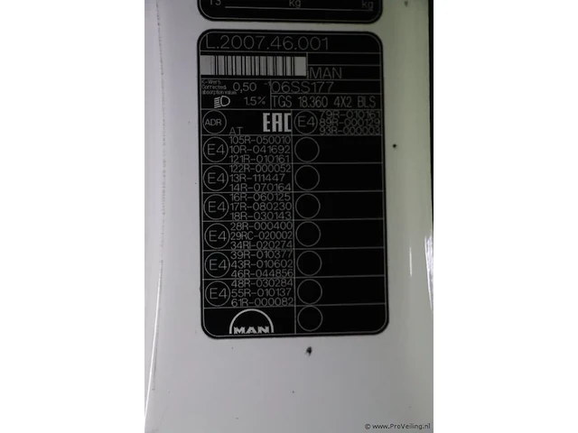 Man opleggertrekker type tgs 18.360 - kenteken: 97-bkg-6 - afbeelding 10 van  48