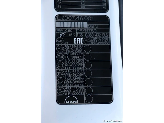 Man opleggertrekker type tgs 18.360 - kenteken: 99-bkg-6 - afbeelding 10 van  19